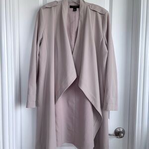 Halogen Women's Draped Open Front Coat - Light Pink